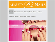 Tablet Screenshot of beauty-und-nails.com